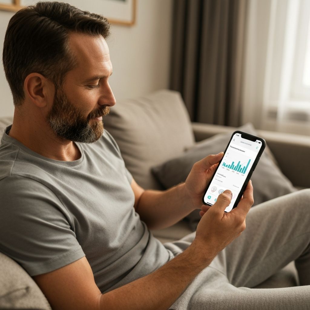 Patient using digital health platform